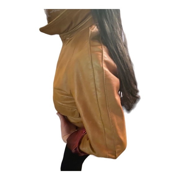 Vintage Leather bomber style jacket. EU38 - Picture 5 of 16